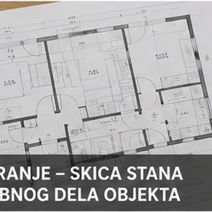 Etažiranje i skica stana Beograd | Geo-Arh